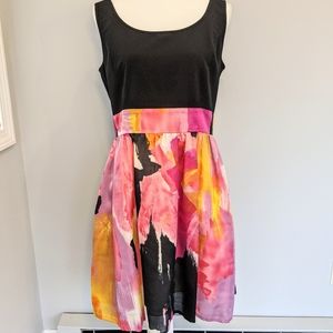 Ellen Tracy tropical silk summer dress, 12